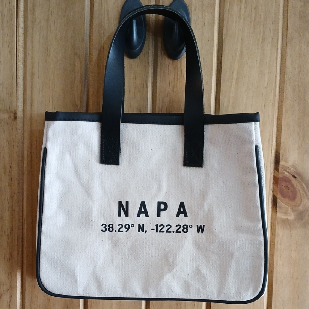 Santa Barbara Design Studio Napa Canvas/Leather Tote Bag